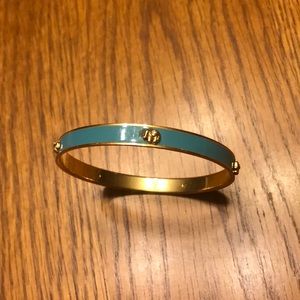 Blue/gold bracelet with elephants